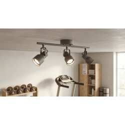 REGLETA DE TRES FOCOS ORIENTABLES FOKUS