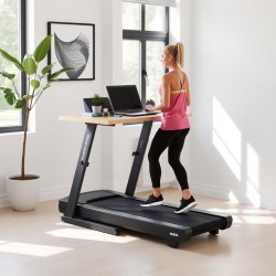 Caminadora con escritorio