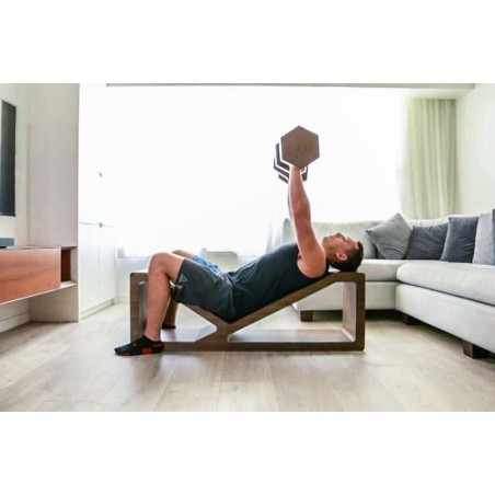 Mesa auxiliar, banco de entrenamiento