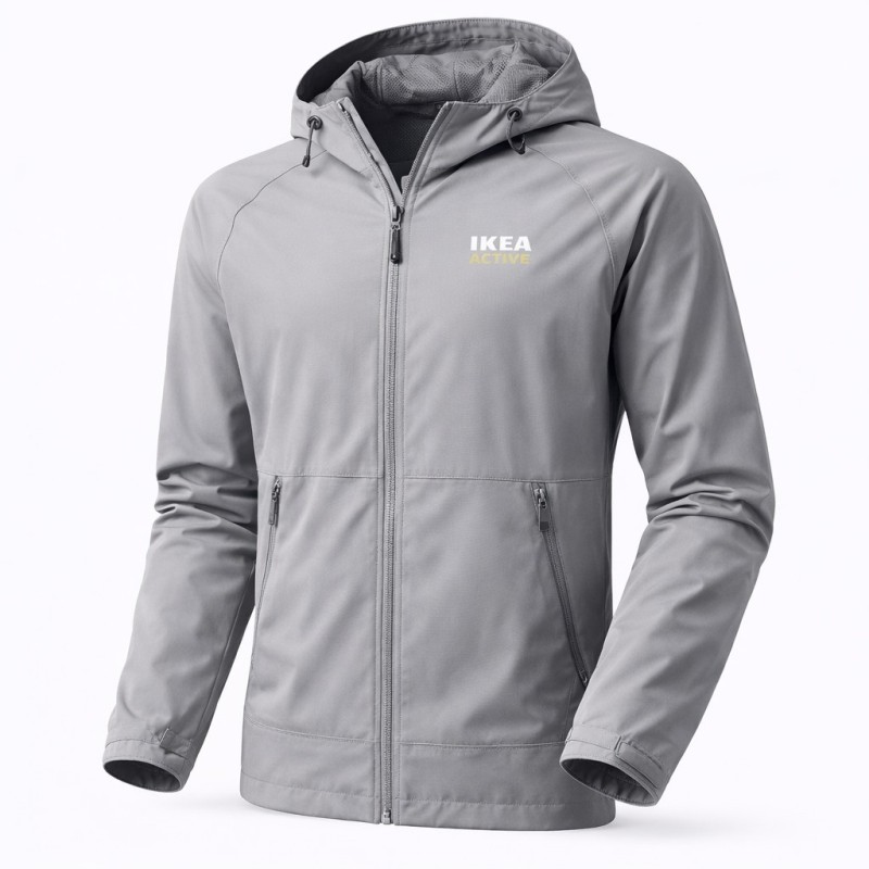 Chaqueta Ligera Gris IKEA Active | Técnica y Minimal