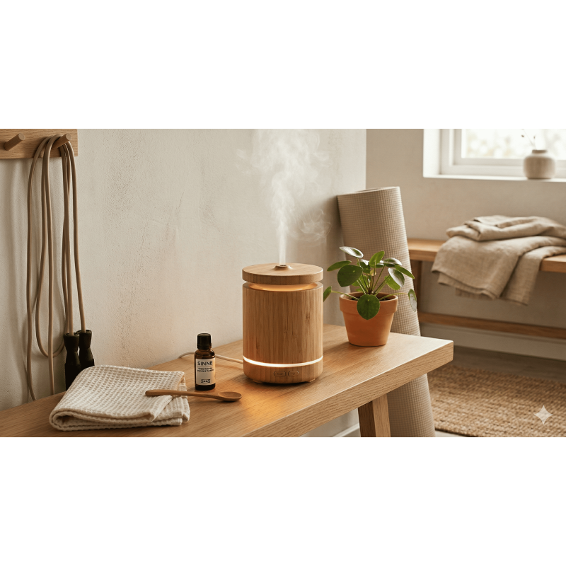 Difusor ultrasónico de bambú SINNE