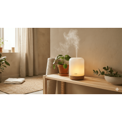 Difusor de cristal con luz RGB VAKNA